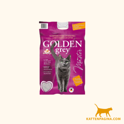 golden grey master kattenbakvulling met silicaat en babypoeder 1 zak 1