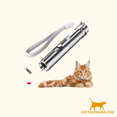 laserpen usb kattenspeeltjes zaklamp kat laser kattenspeelgoed rvs opbergblikje 1